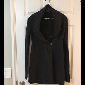 VINCE Sweater Cardigan, Dark Grey, Size S